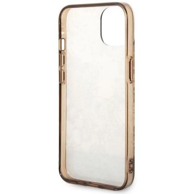 7. Guess GUHCP14MHGPLHC iPhone 14 Plus 6,7" ockerfarbene Hardcase-Porzellankollektion