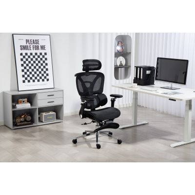 100. Activejet ergonomischer Bürostuhl YK848, schwarz