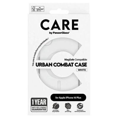 4. CARE by PanzerGlass Flagship Case iPhone 16 Plus 6,7" weiß/weiß MagSafe 1339