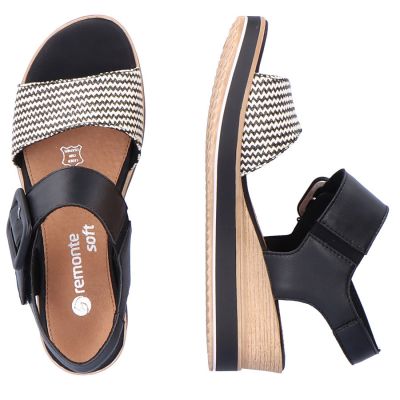 15. Remonte W RKR646 Leder Keilsandalen