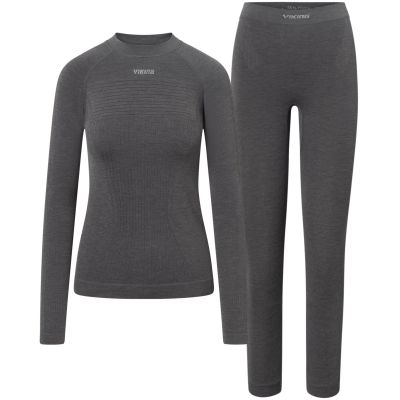 2. Damenunterwäsche VIKING Tende Lady Set PrimaLoft Cashmere, grau