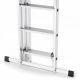 4. AWTOOLS Aluminiumleiter 3x14 Stufen 150kg, geeignet für Treppen