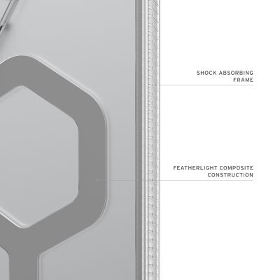 7. Urban Armor Gear Plyo Handyhülle 17,5 cm (6,9") Silber