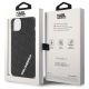8. Karl Lagerfeld 3D Rubber Multi Logo Hülle für iPhone 15 Plus – Schwarz