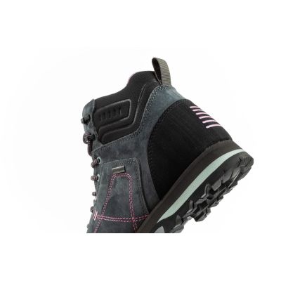 7. CMP Alcor Damen-Trekkingschuhe, Leder, strapazierfähig, wasserdicht, knöchelhoch, grau