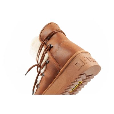 7. D.Franklin Damen Winterstiefel isoliert braun