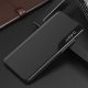 6. Eco Leather View Case, eine elegante Hülle mit Klappe und Ständer für iPhone 16e / 17e – Schwarz