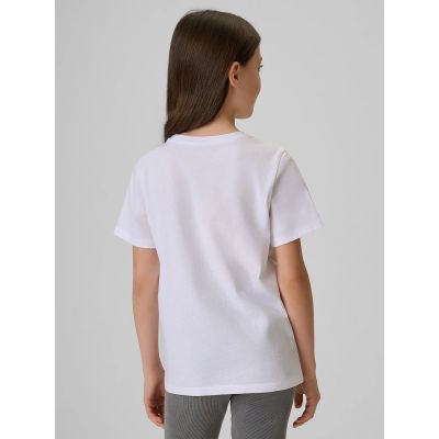 2. Mädchen-Baumwoll-T-Shirt 4F 4FJRSS26TTSHF3982-11S