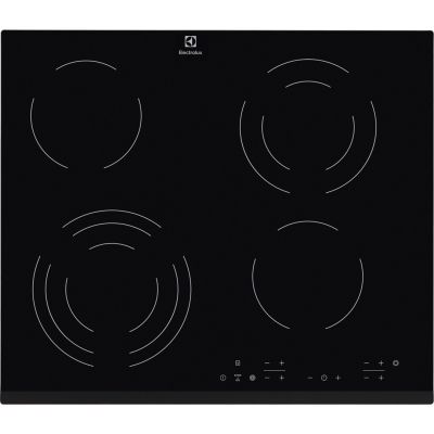 Electrolux EHF 6343FOK Cerankochfeld (4 Kochzonen; schwarz)
