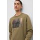 5. Hugo Boss Herren Baumwolljersey Sweatshirt mit Print, Grün (50488906-345)