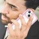 7. Outer Space Case iPhone 14 Plus Hardcover mit Gelrahmen Pink