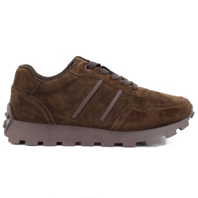 2. Braune Plateau-Sneaker aus Leder von S.Barski