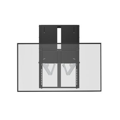 6. Zubehör – Halterung – oben/unten – für interaktive Fernseher – Kunststoff, Edelstahl, Aluminium – (55–86 Zoll) – Wandmontage