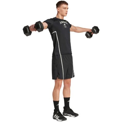 6. adidas Herren-Trainingsshirt Legacy Heritage, Schwarz, KA5284