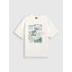 5. Damen-T-Shirt mit Aufdruck 4F 4FRSS26TTSHF3705-11S