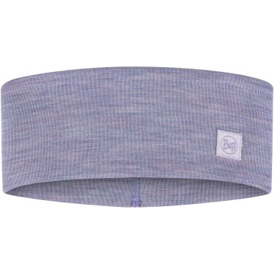 Buff Merino Wide Headband – Solid Iris, Größe: M