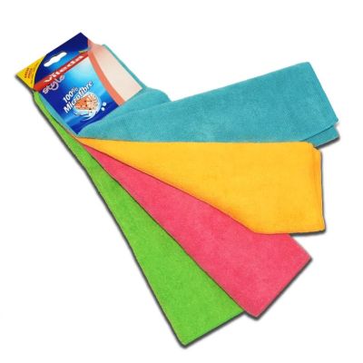 4. Vileda Mikrofasertücher, Farben, Extra Groß, 4 Stück