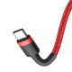 3. Baseus CATKLF-G09 USB-C – USB-C PD QC-Kabel 60 W 3 A 480 Mbit/s 1 m – rot