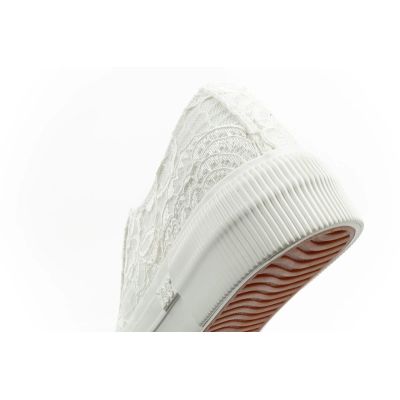 7. Lee Damen Isla Sportschuhe Sneakers weiß Plateau Schnürsenkel