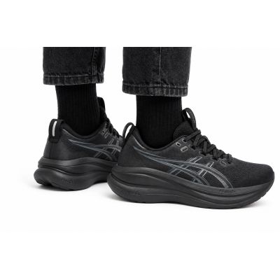 Herren-Laufschuhe ASICS Gel-Nimbus 28, Low-Top, Schwarz (1011C127-001)