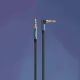 16. Ugreen gewinkeltes AUX-Kabel 2 x Miniklinke 3,5 mm 1m blau (AV112)