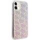 4. Hello Kitty IML Gradient Electrop Crowded Kitty Head Hülle für iPhone 11 / Xr – Pink