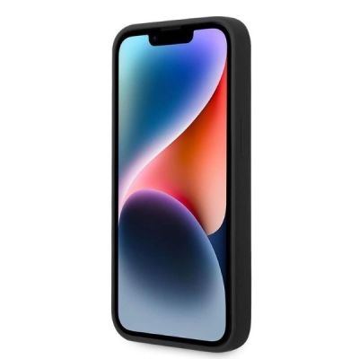 5. Karl Lagerfeld Silikon-Ikonik-Hülle für iPhone 14 Plus – Schwarz