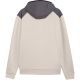 3. Puma Herren-Hoodie mit durchgehendem Reißverschluss aus Tech-Materialmix, Beige, 694490, Größe 82