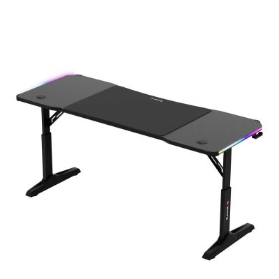 5. Huzaro Hero 4.6 RGB Schwarzer Gaming-Schreibtisch