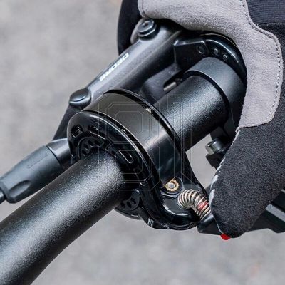 7. Rockbros 34210028001 Q-shaped bicycle bell - black