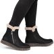 6. Gefütterte schwarze Damen-Ankle-Boots Rieker Y3481-01