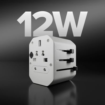 3. SBS TEADAPTUSBTCUNI USB-C/USB-A Universal-Reiseadapter – Weiß