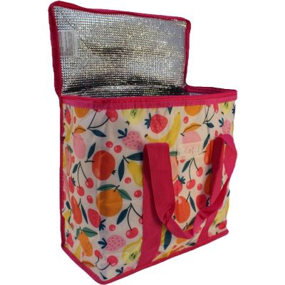 3. Thermotasche mit Fruchtmuster, rot, 16 l