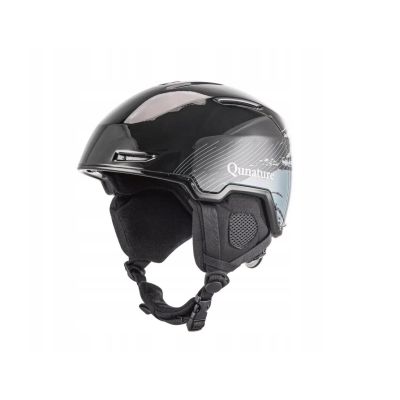 Qunature Skihelm, schwarz, 58–61 cm