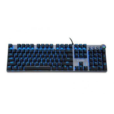 54. IBOX AURORA K-4 RGB IKGMK4 Mechanische Tastatur (USB; (US); Schwarz)
