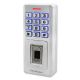 Qoltec Oberon Zahlenschloss mit Fingerabdruckleser | RFID | Code | Karte | Schlüsselanhänger | Klingel | IP68 | EM