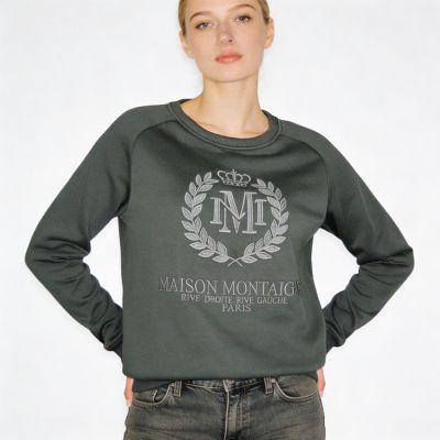 5. Maison Montaigne FIMOSAI DGREY MT LADY 016 Sweatshirt (RBMWW6410F/MM-GRIS FONCÉ)