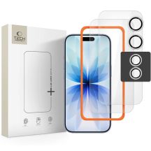 Tech-Protect Easy Set+ 3er-Pack Panzerglas für iPhone 17 - transparent