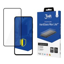 3mk HardGlass Max Lite Schwarzes gehärtetes Glas für Samsung Galaxy S25