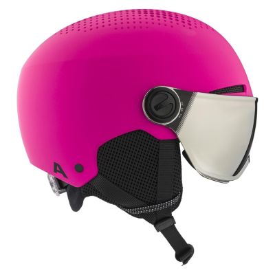 4. ALPINA ZUPO VISOR Q-Lite pink matt Winterhelm 51-55