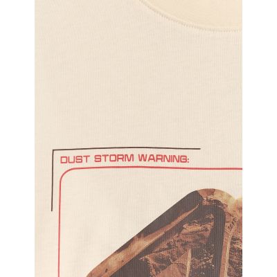 5. Herren-T-Shirt mit Aufdruck, regulär, Größe 4F 4FRSS26TTSHM4230-11S