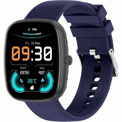 7. Smartwatch Gravity Black 2 Armbänder GT18-9