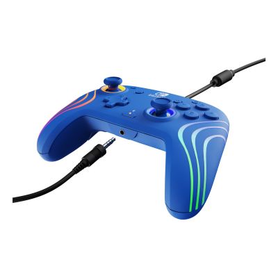 3. PDP Afterglow Wave Blue USB-Gamepad Analog/Digital Nintendo Switch, Nintendo Switch OLED