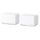 Mercusys Halo H80X System (2er-Pack) Dualband (2,4 GHz/5 GHz) Wi-Fi 6 (802.11ax) Weiß 3 Intern