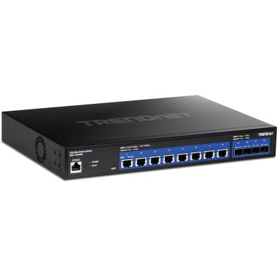 Intelligenter 12-Port-Netzwerkswitch TRENDnet 10G