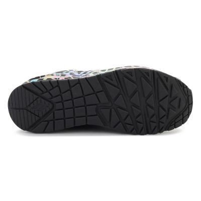 7. SKECHERS UNO-SPREAD THE LOVE SCHWARZ/LILA/TÜRKIS 155507-BPTQ