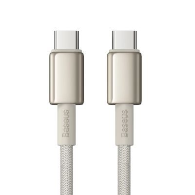 4. Baseus Tungsten Gold USB-C / USB-C-Kabel 100 W 1 m – Gold