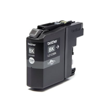 2. Brother LC-123BK Tintenpatrone, 1 Stück, Original Schwarz