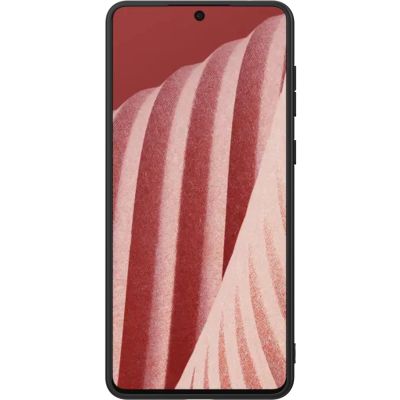 6. Nillkin Textured Case robuste, verstärkte Hülle mit Gelrahmen und Nylonrückseite für Samsung Galaxy A73 schwarz