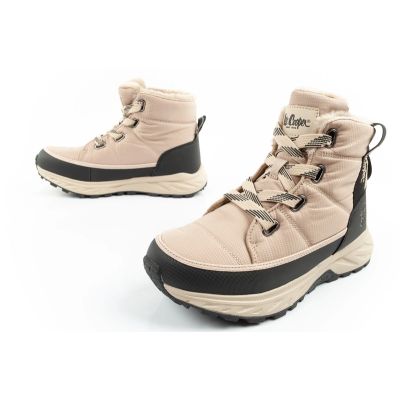 8. Lee Cooper Damen Winter Wanderschuhe, isoliert, Beige, Schwarz